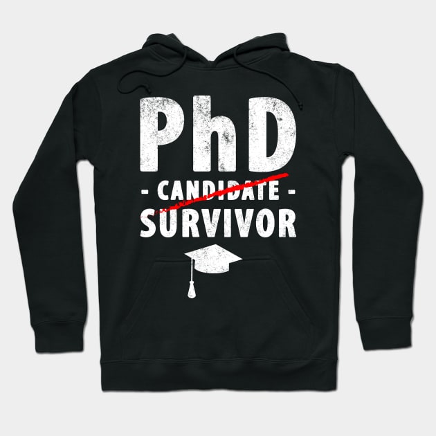 PhD survivor Hoodie by captainmood